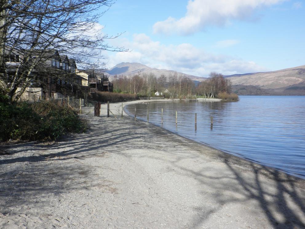 Luss beach