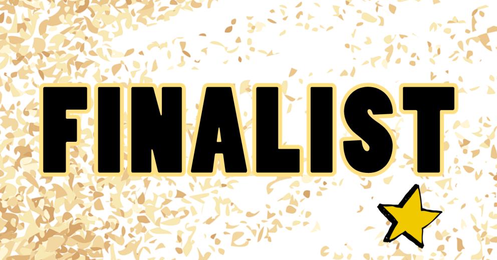 Finalist gold star graphic