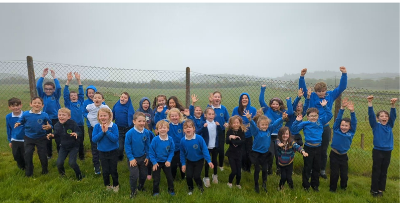 Group picture of pupils at Kellis Primary