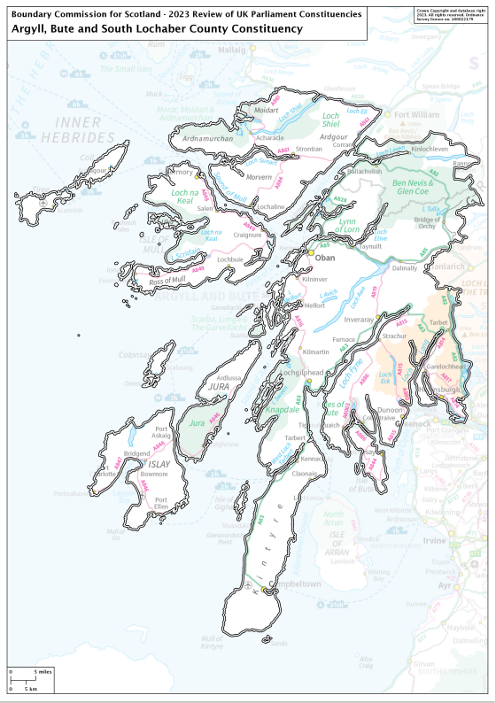 Map of new constituency