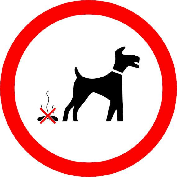 no dog fouling sign