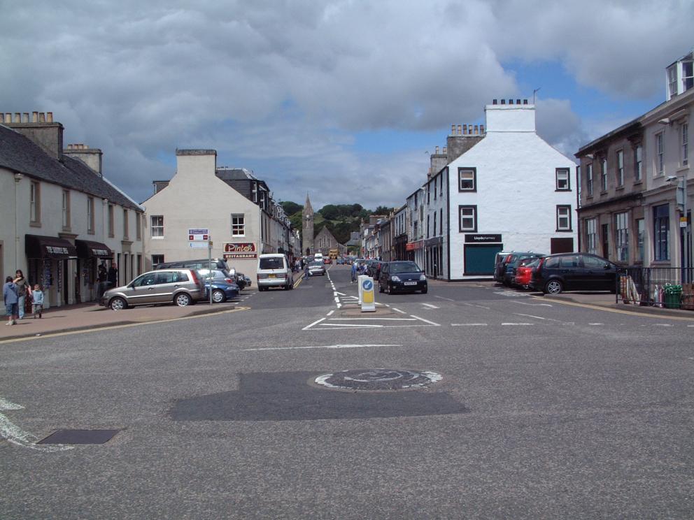 A general view of Lochgilphead town centre