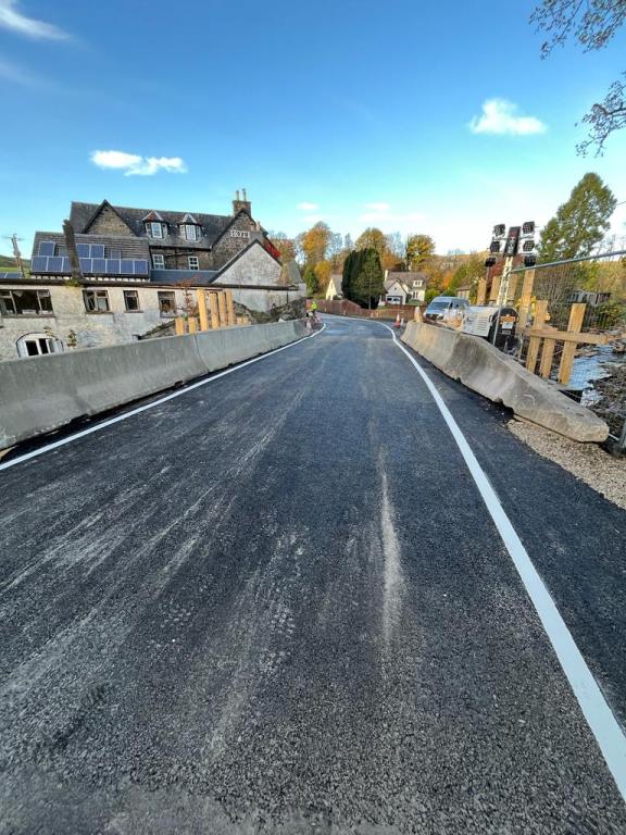 The new Kilmelford Bridge