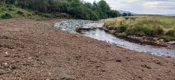 scour protection and lower slope stabilisation - complete Sept 2024