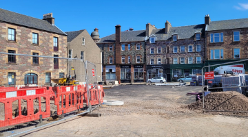 Burnside Square Campbeltown Flood Protection Progress