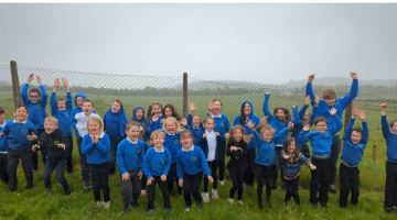 Group picture of pupils at Kellis Primary