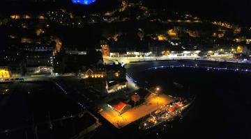 Oban North Pier at Night