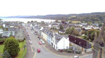 Ariel view of Argyll St Lochgilphead