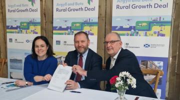 From left: Kate Forbes, Ian Murray and Jim Lynch