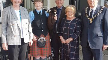 A photo of the Provost at the festival launch