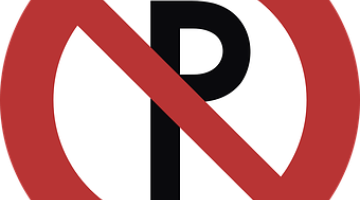 No parking sign