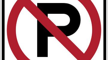 No parking sign